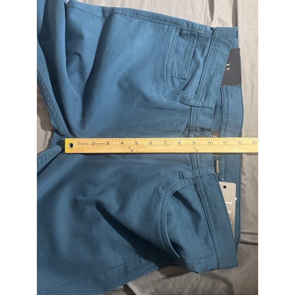JACHS New York Men’s Straight Fit Casual 5 Pocket Pants 34x29 Dark Teal - Picture 5 of 12